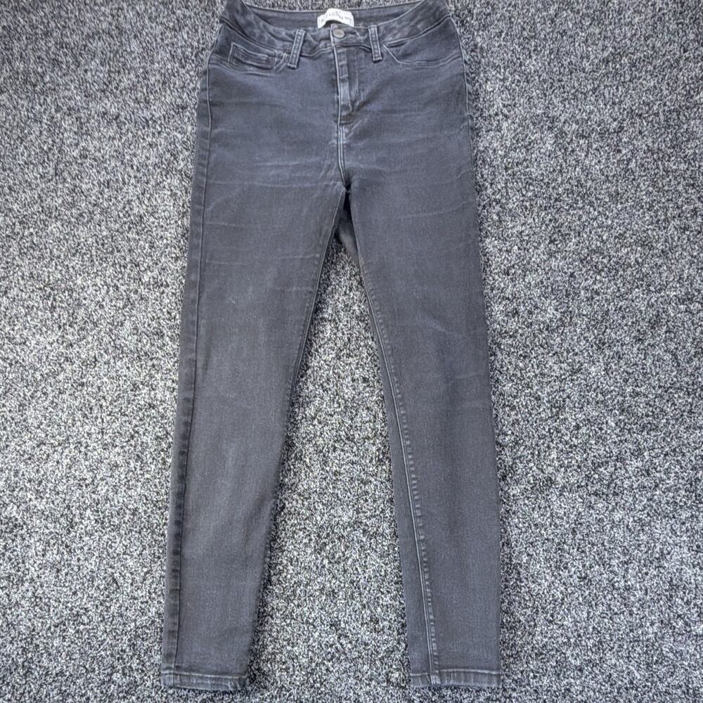 Thread & Supply Women’s Gray Skinny Mid Rise Stretch 5-Pocket Denim Jeans Size 3